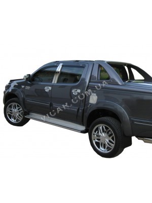 Дефлекторы окон (ветровики) Toyota Hilux