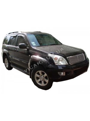 Дефлекторы окон - ветровики - Toyota Prado 120 