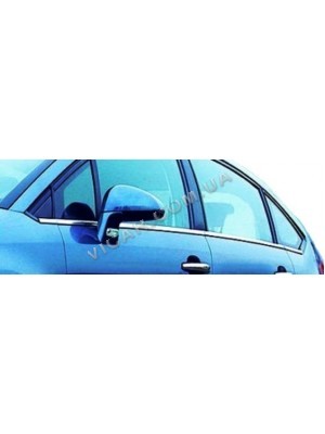 Нижние молдинги стекол citroen c4 (2005...)