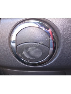 Накладки на вентиляционные створки Fiat Doblo (2006-09)