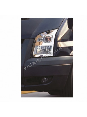 Накладки на передние фонари Ford Transit (2006+)