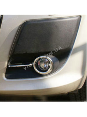 Окантовка на противотуманные фонари Fiat Doblo 2010+