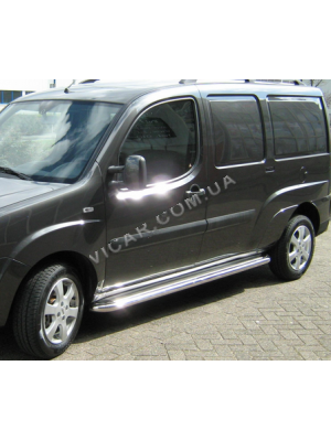 Пороги боковые площадка Fiat Doblo (2010-)