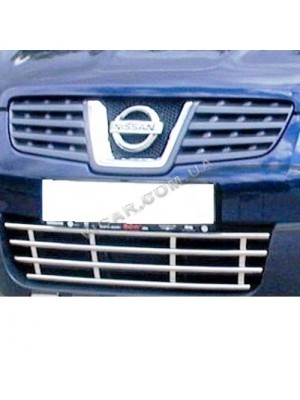 Решетка переднего бампера Nissan Qashqai (2007...)