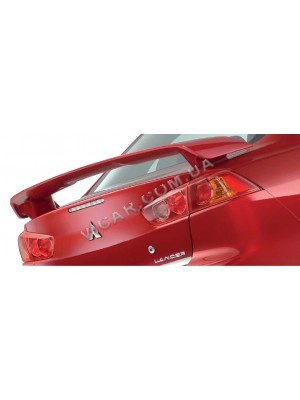Спойлер на багажник Mitsubishi Lancer X (2007...)