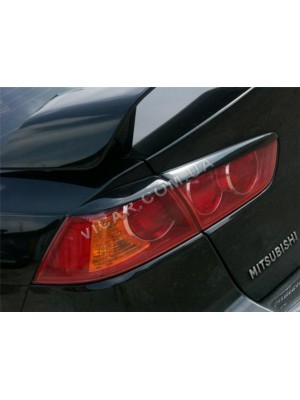 Ресницы на задние фонари Mitsubishi Lancer X (07+)