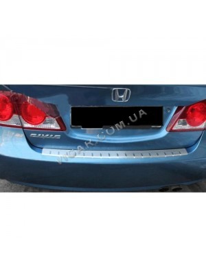 Накладка заднего бампера Honda Civic (2006+)