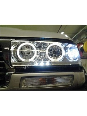 Передние фары хромированные Land Cruiser 80