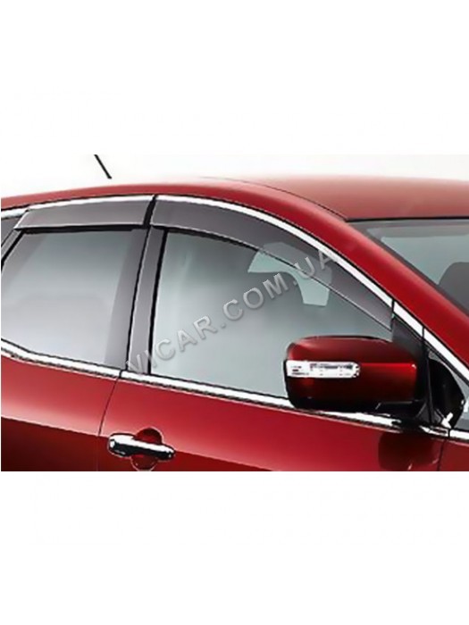 Дефлекторы окон хром Mazda CX-7 (2007...)