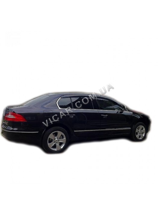 Дефлекторы окон Skoda Super B5 (2001-07)