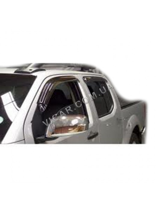 Дефлекторы окон Nissan Navara (2005...)