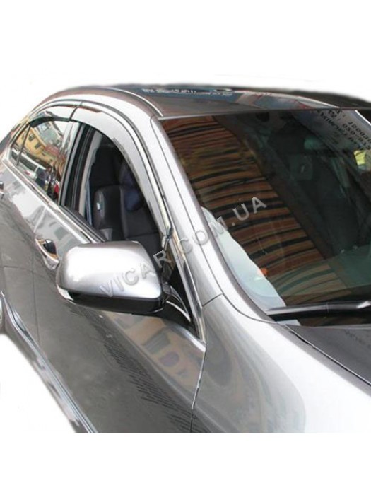 Дефлекторы окон хром Honda Accord Euro (2008...)