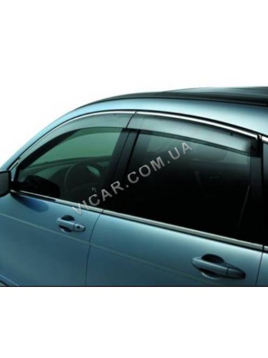 Дефлекторы окон хром Honda CRV (2007-11)