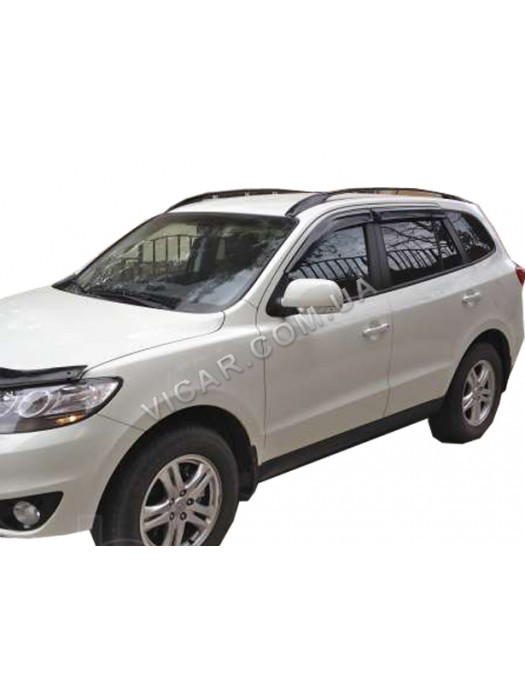 Дефлекторы окон - ветровики Hyundai Santa Fe (06-12)