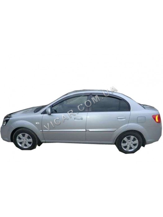 Дефлекторы окон-ветровики KIA Rio (05-11)