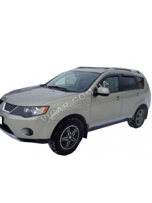 Дефлекторы окон - ветровики Mitsubishi Outlander (07+)