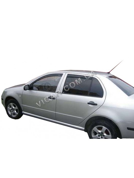 Дефлекторы окон (ветровики) Skoda Fabia  (2000...)