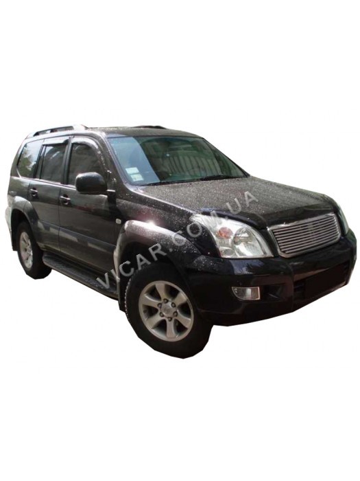 Дефлекторы окон - ветровики - Toyota Prado 120 