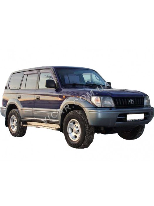 Дефлекторы окон-ветровики Toyota Prado 90 