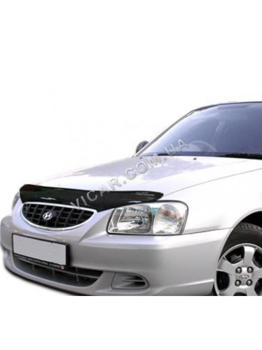 Дефлектор капота Hyundai Accent (06-10)