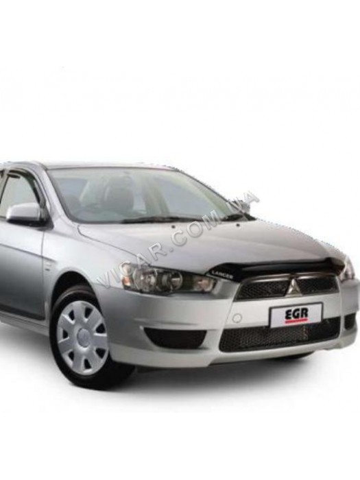 Дефлектор капота Mitsubishi Lancer X (2007...)