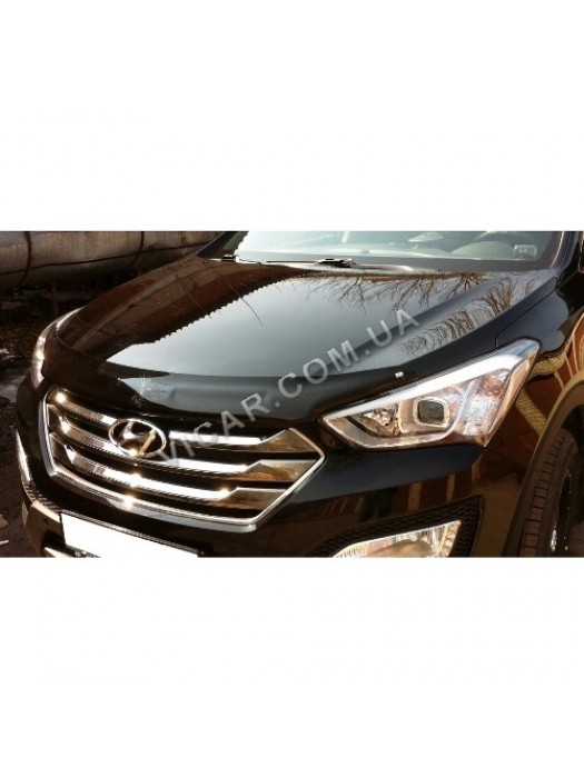 Дефлектор капота Hyundai SantaFe (2013...)