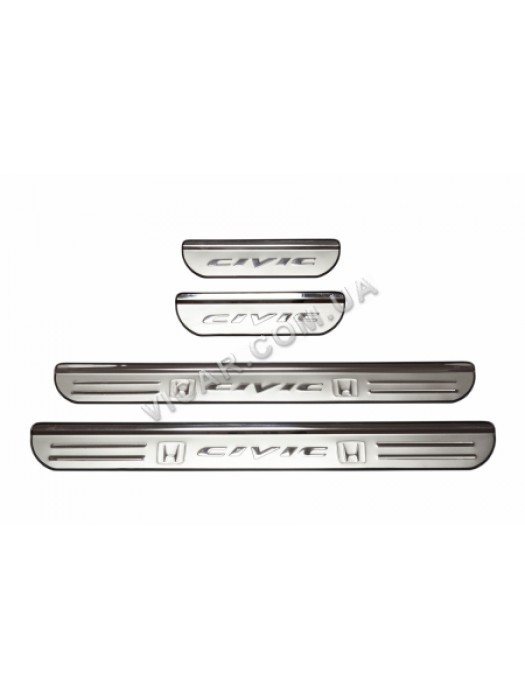 Накладки на пороги Honda Civic (2006 ...)