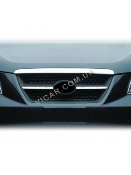 Накладки на решетку радиатора Hyundai Sonata NF (05-09)