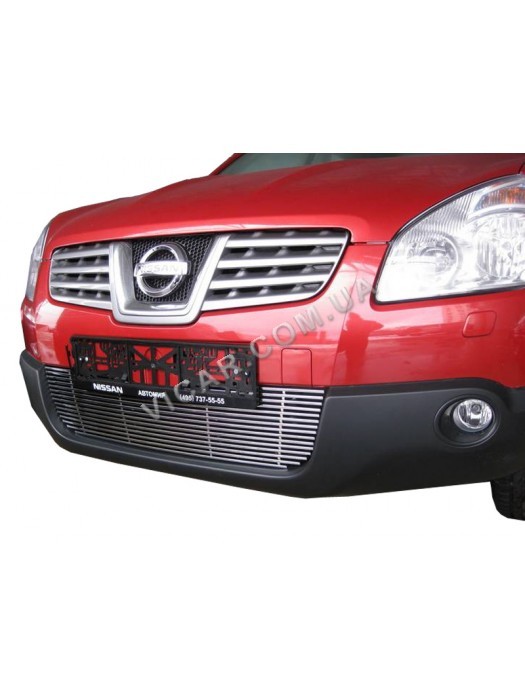 Накладки на решетку радиатора Nissan Qashqai (2007...)