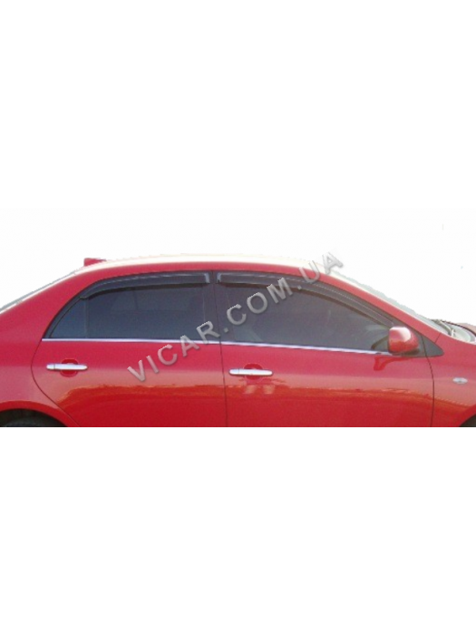 Нижние молдинги стекол Corolla (01-06)
