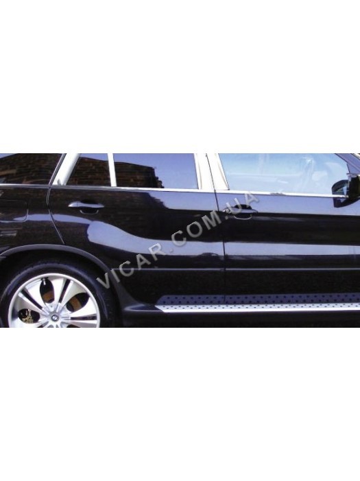 Нижние молдинги стекол BMW X5 (2000-06)
