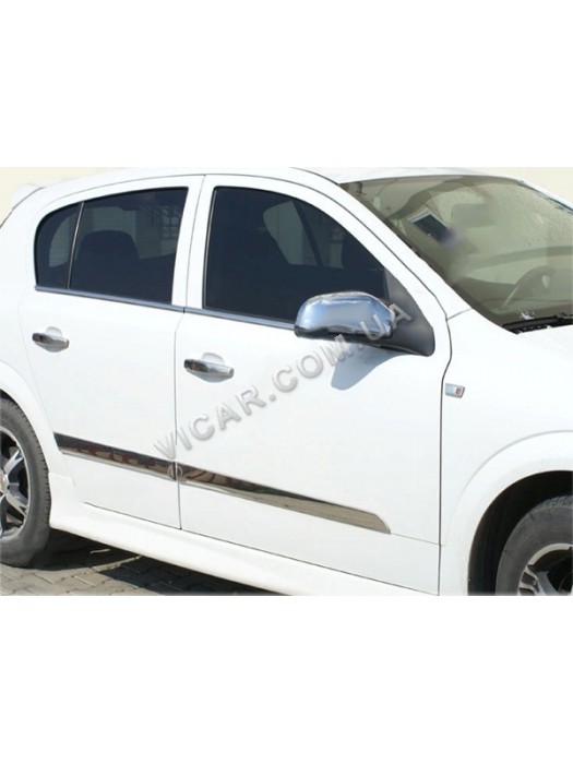 Нижние молдинги стекол Opel Astra H