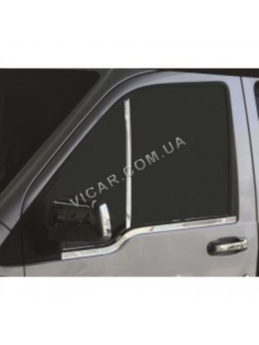 Нижние молдинги стекол Ford Connect 02+