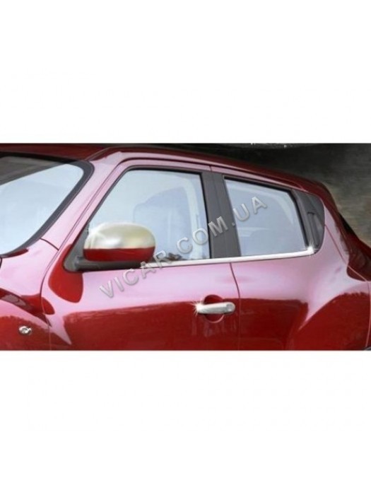 Нижние молдинги стекол Nissan Juke