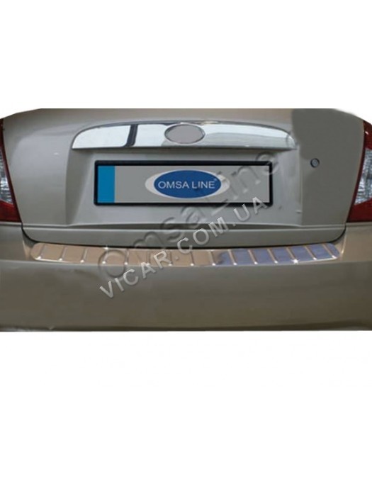 Планка над номером на крышку багажника Hyundai Accent (06+)